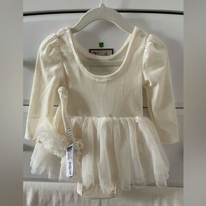GAP Baby Velour Tutu Dress 6–12M + Headband NWT